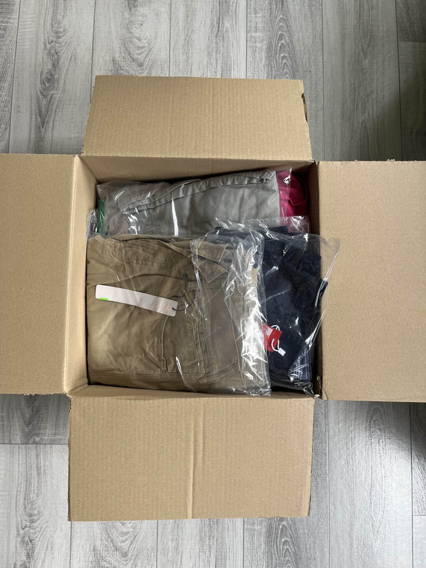 Box odzieżowy mix papierowe metki- zwroty konsumenckie kategoria A/B