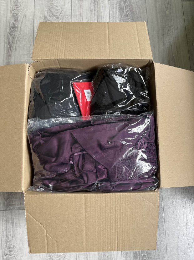 Box odzieżowy 15 sztuk – zwroty konsumenckie | Hurtownia odzież używana i zwroty z Amazona