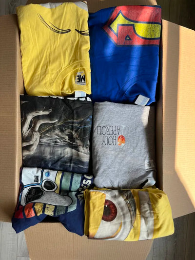 Box 100 sztuk męskich T-shirtów