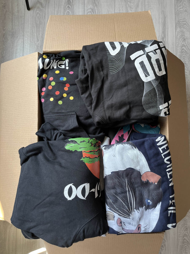 Box 20 bluz mix renomowanych marek Gildan i Port&Company – hurtownia odzieży