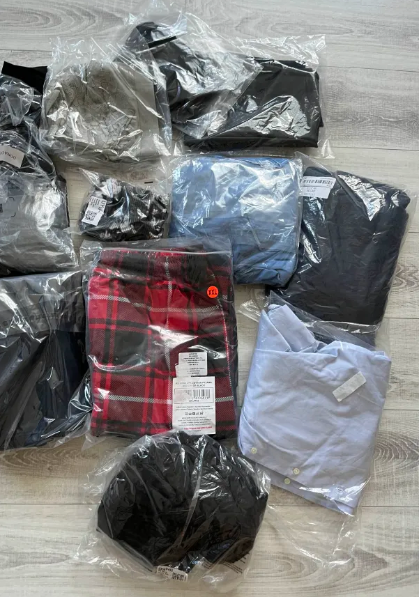 Box 15 sztuk ubrań bez metek – odzież używana mix ze zwrotów konsumenckich
